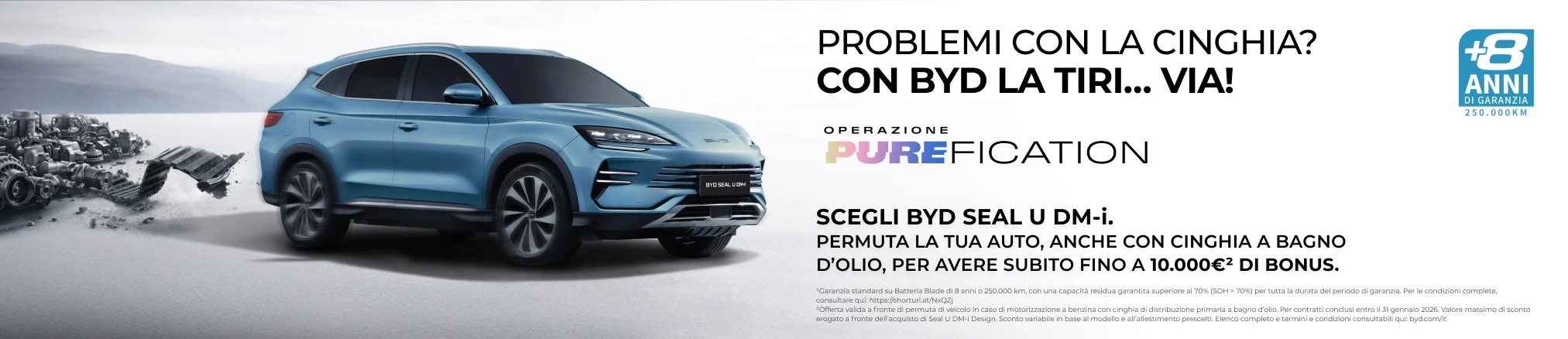 Offerte Operazione PUREFICATION 九州酷游 Seal U DM-i: Fino a 10.000€ di bonus*